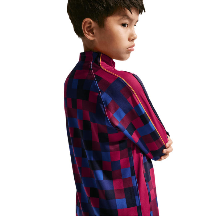 Nike FC Barcelona Strike Home Kids Dri-FIT Soccer Pre-Match Knit Drill Top