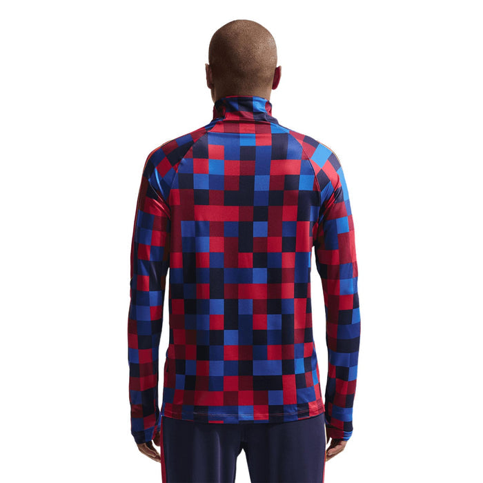 Nike FC Barcelona Strike Home Mens Dri-FIT Soccer Pre-Match Knit Drill Top