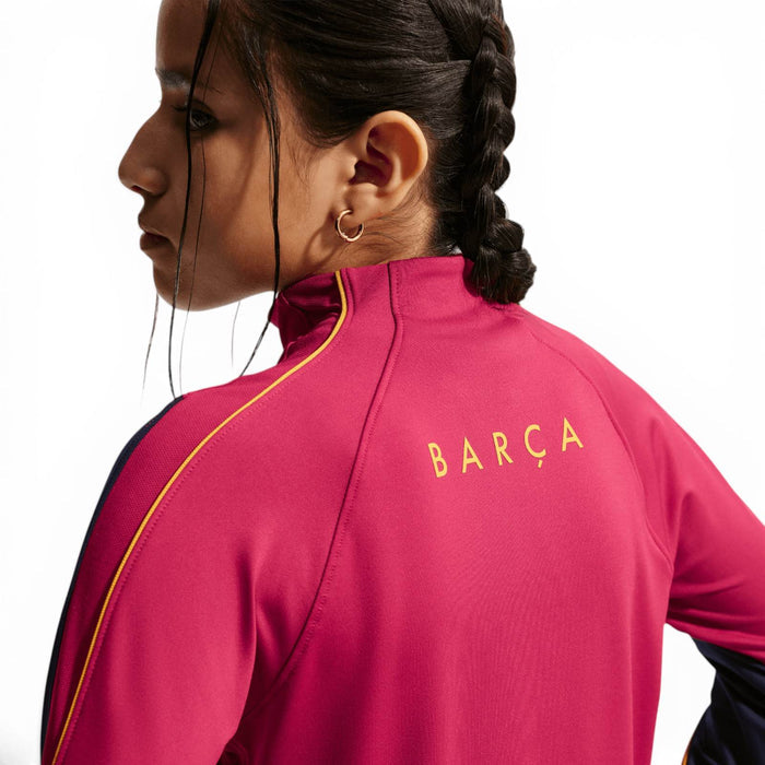 Nike FC Barcelona Strike Kids Half-Zip Football Drill Top