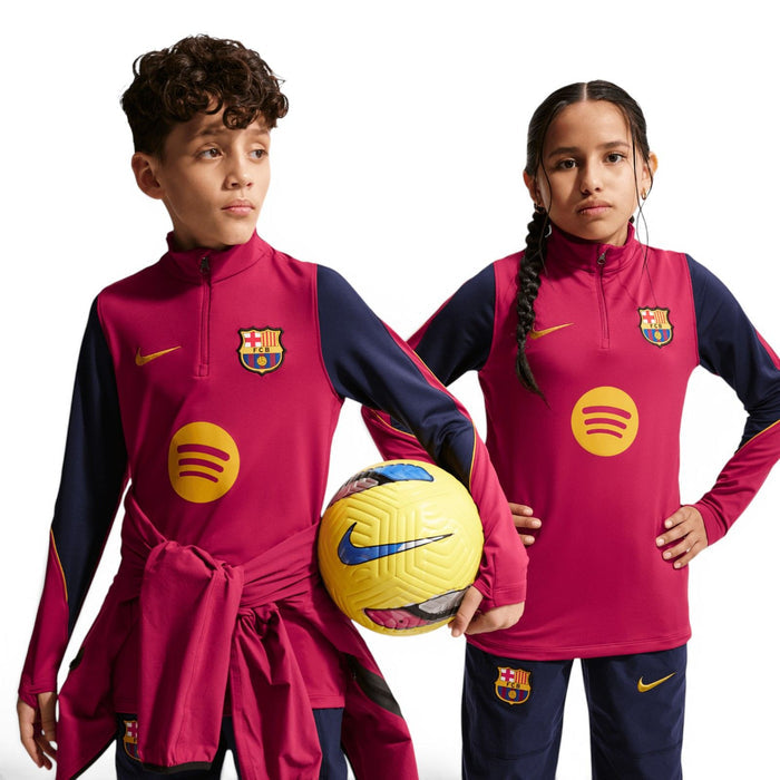 Nike FCB 26 Kids Strike Drill Top Red