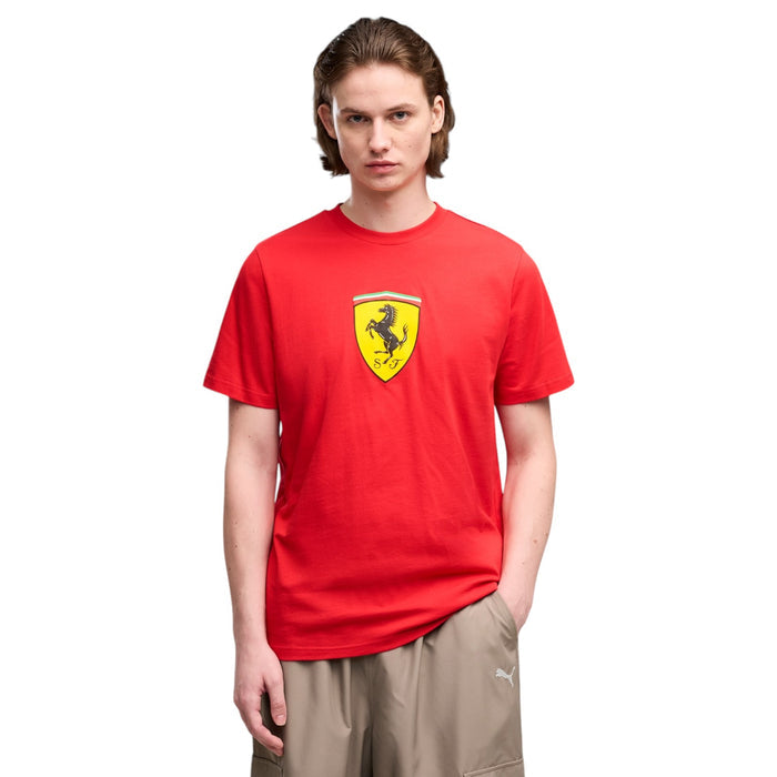 Puma Ferrari Coloured Shield Mens Short-Sleeve T-Shirt