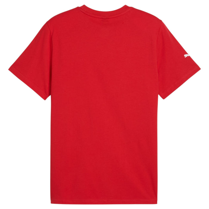 Puma Ferrari Colored Shield T Shirt Red