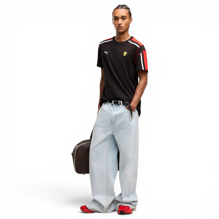 Puma Ferrari MT7 T Shirt Black