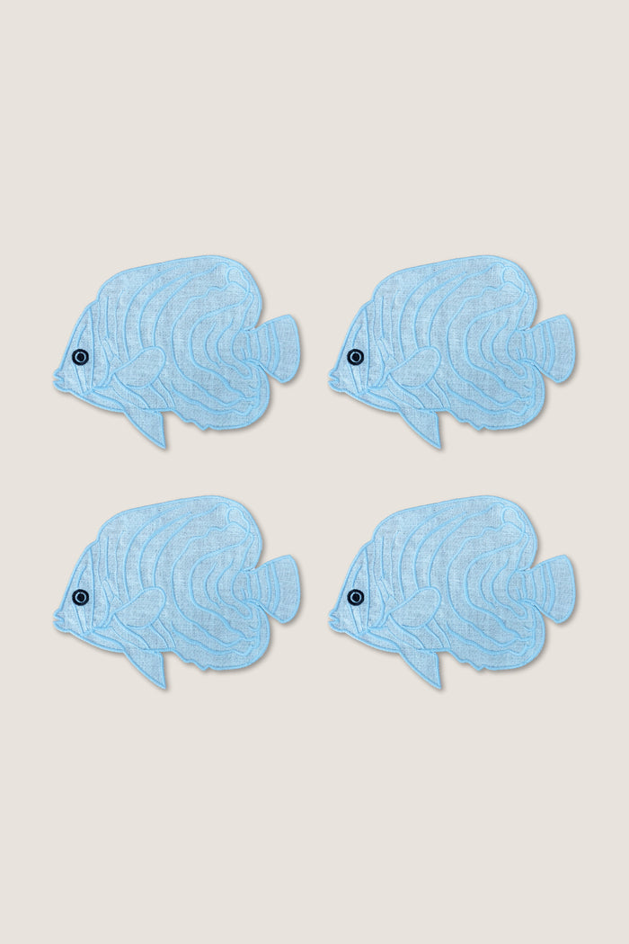 Fish Cocktail Napkins (Set of 4)