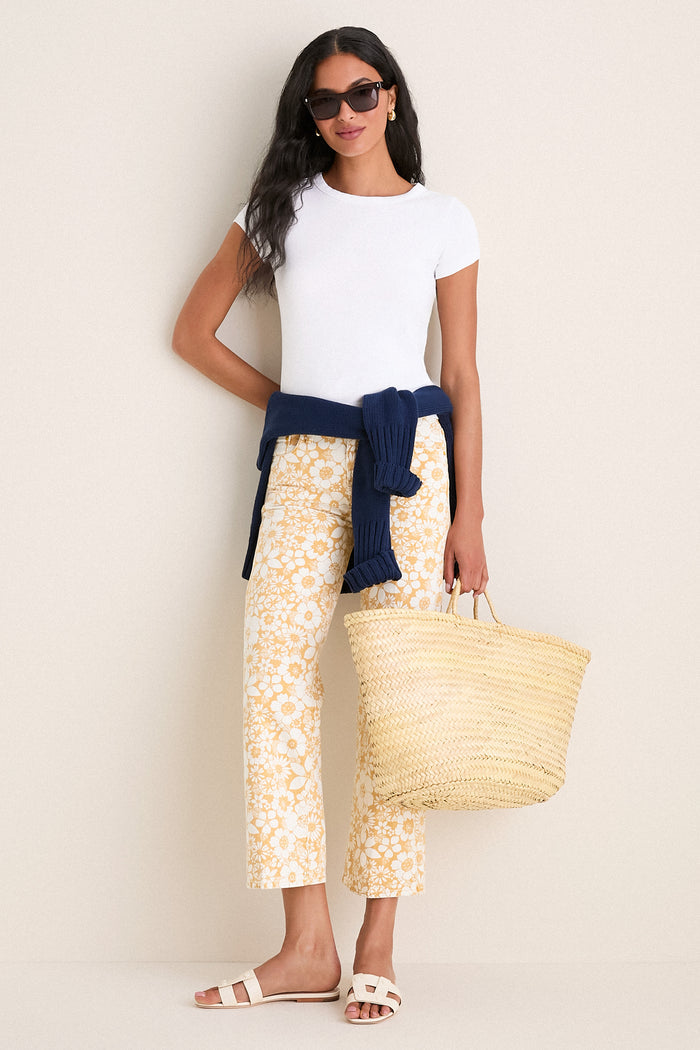 Floral Notes The Mid Rise Rambler Zip Ankle