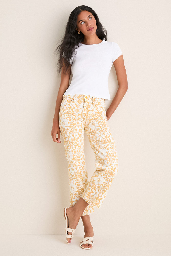 Floral Notes The Mid Rise Rambler Zip Ankle