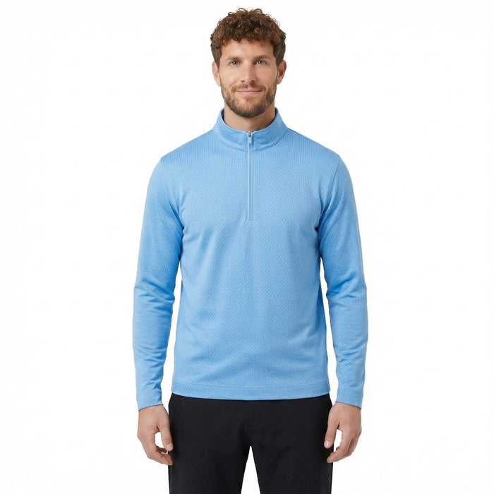 FootJoy Nautical Flag Tonal Golf Mens Half-Zip Top