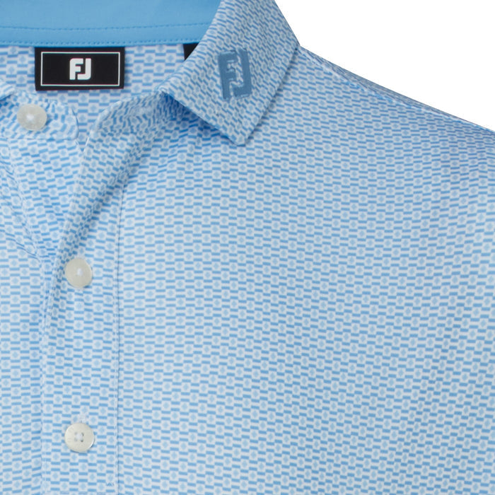 Footjoy Mens Nautical Flag Lisle Blu