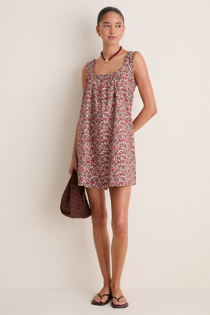 Framboise Floral Captiva Mini Dress