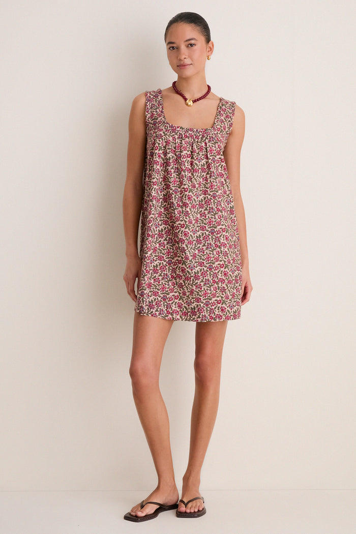Framboise Floral Captiva Mini Dress