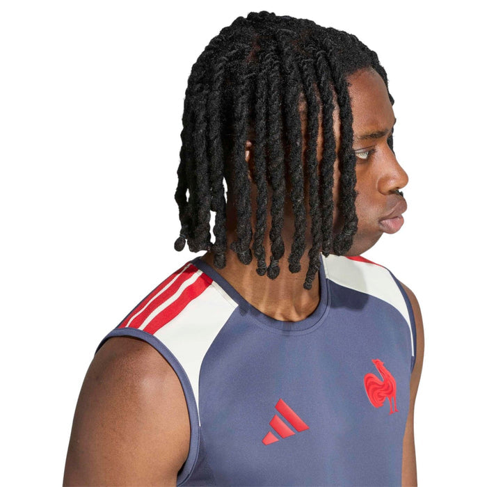 adidas Mens France Singlet Navy