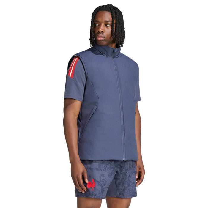 adidas Mens France Vest Navy