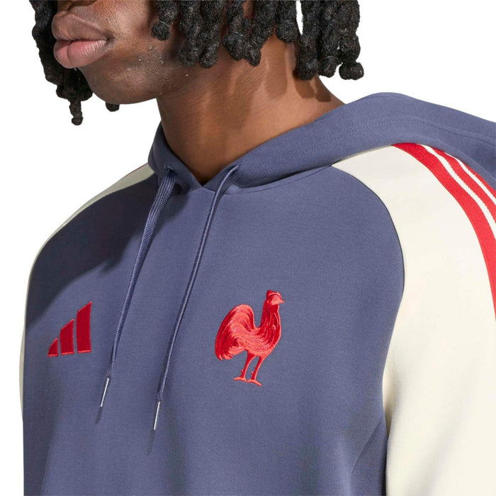 adidas Mens France Hoodie Navy
