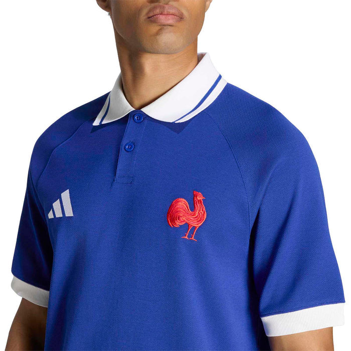 adidas Mens France Trvl Polo Navy
