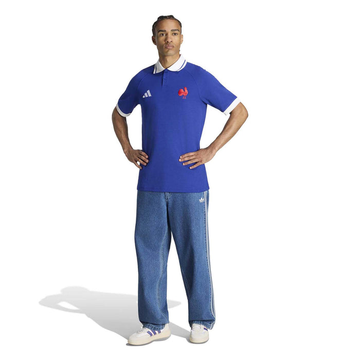 adidas Mens France Trvl Polo Navy
