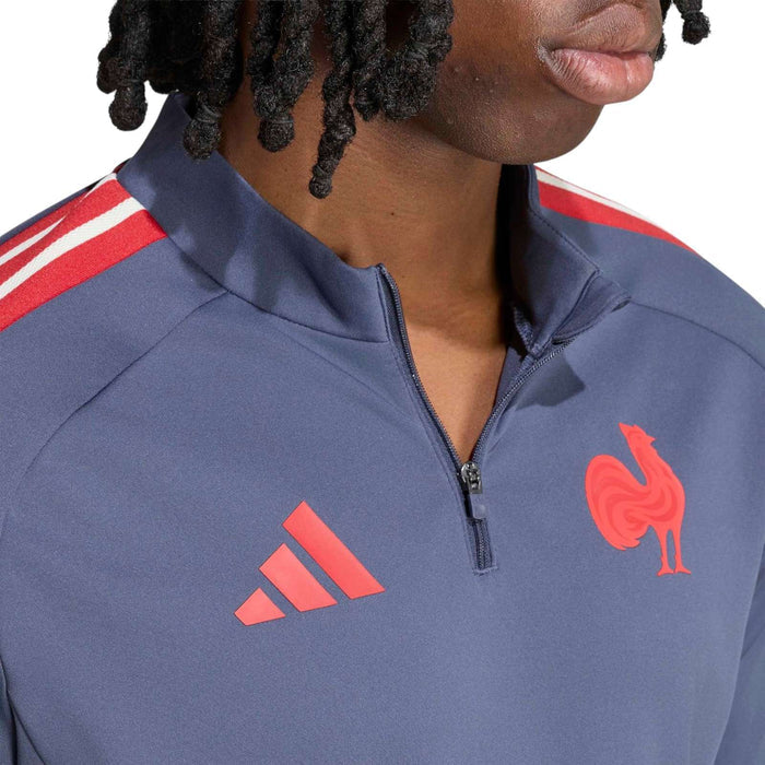 adidas Mens France TR Top Navy