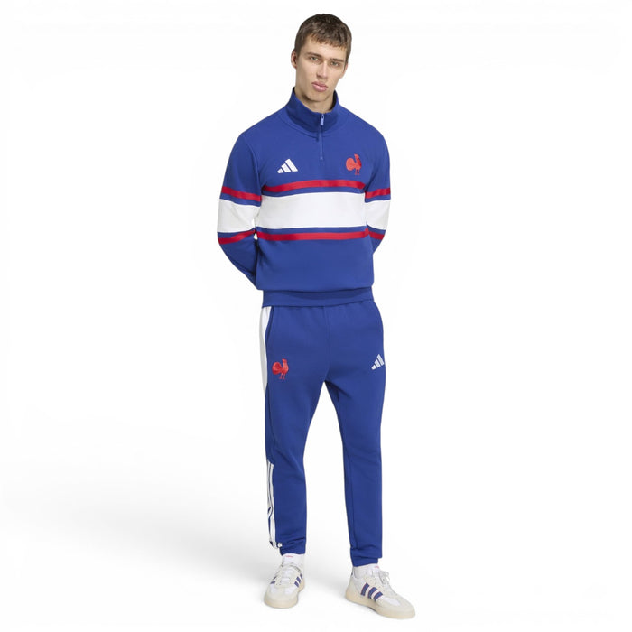 adidas Mens France Trvl HZ Top Navy
