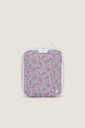Garden Floral Lunchbox: A classic, high-end zip-around pouch with a carry strap, featuring an effortless, fun floral print. Ideal for organizing travel essentials with ease.