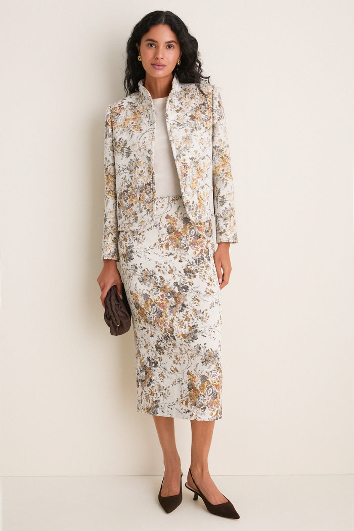 Georgetown Chenille Jacquard Ellington Skirt