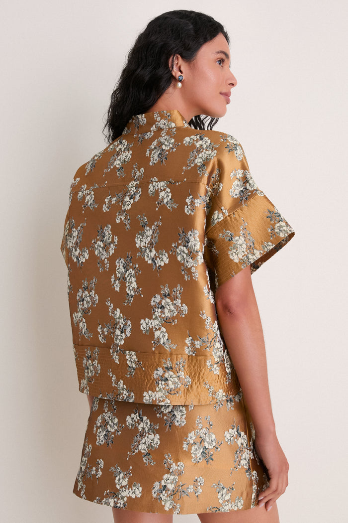 Gilded Blossom Jacquard Sofia Stitch Shirt