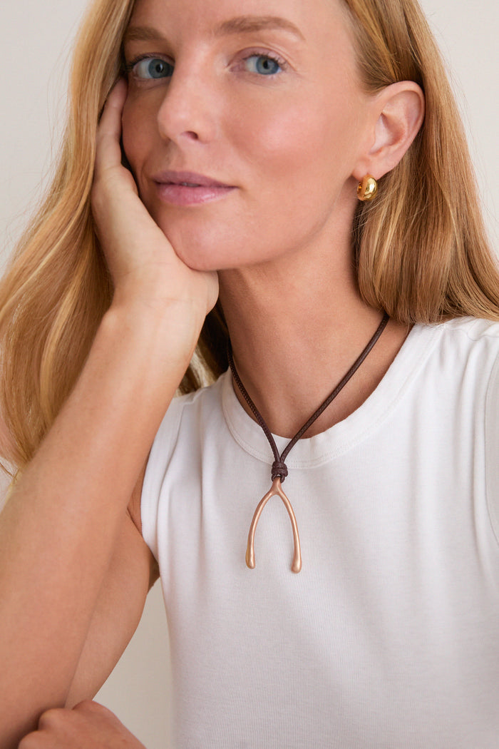 Gold and Chocolate Tales of the Pampas Necklace