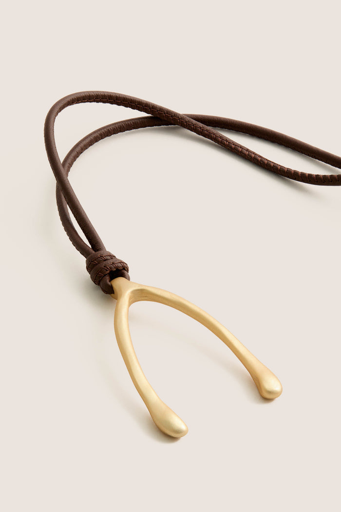Gold and Chocolate Tales of the Pampas Necklace