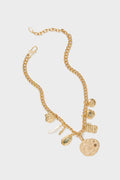 Gold Danna Charm Necklace