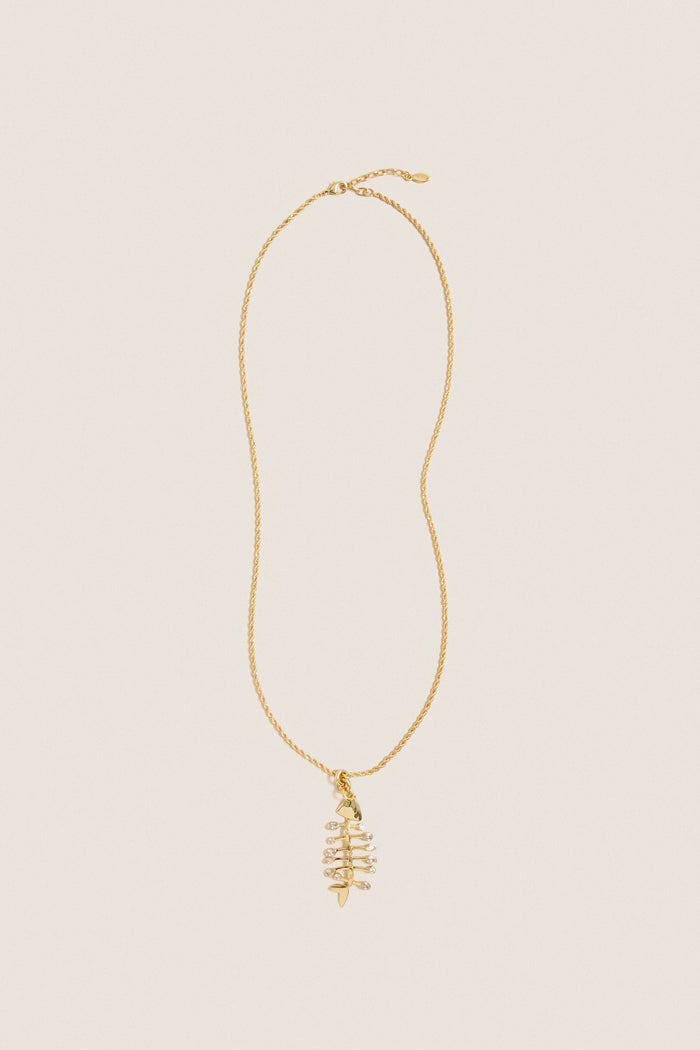 Gold Josephina Charm Necklace