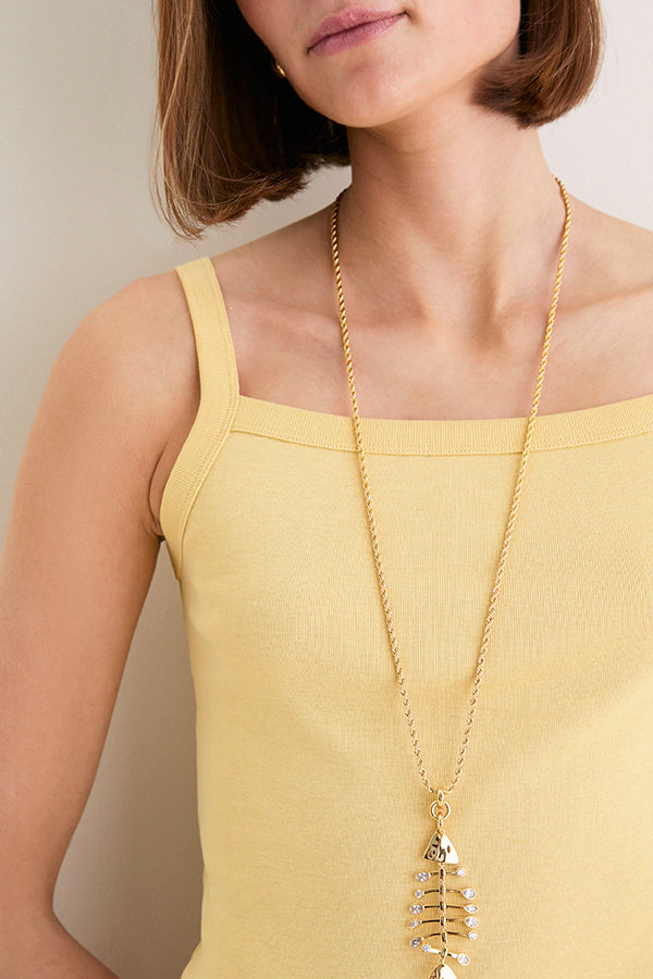 Gold Josephina Charm Necklace