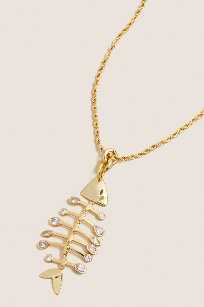 Gold Josephina Charm Necklace