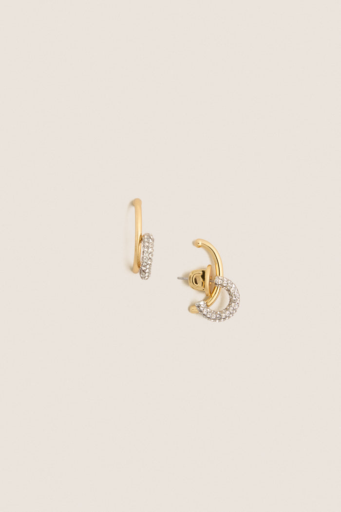 Gold Marisa Mini Pave Earring