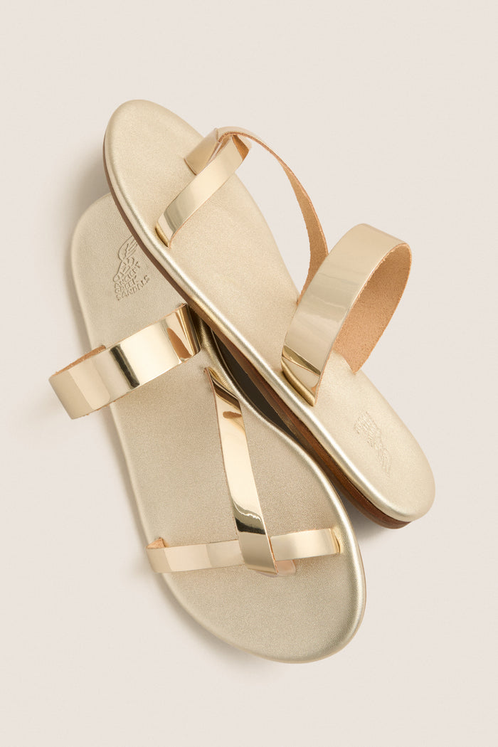 Gold Mirror Daphnae Sandals