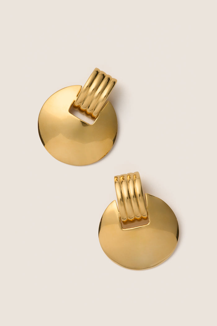 Gold Moss Earrings