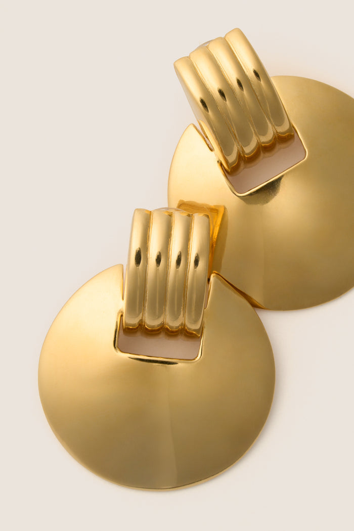 Gold Moss Earrings