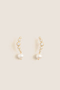 Gold Plated Elene Earrings