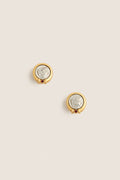 Gold Roman Coin Earrings