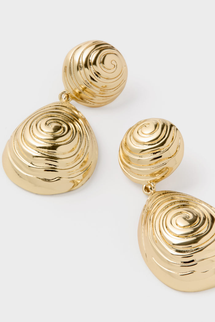 Gold Sunspell Earrings