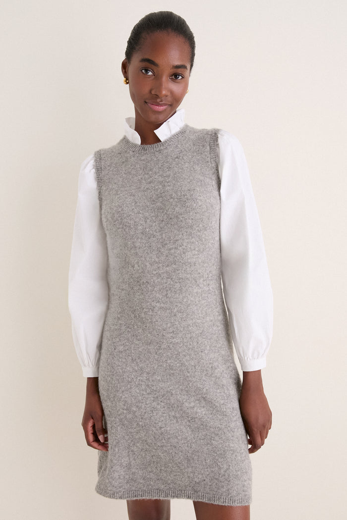 Gray Ella Sweater Dress