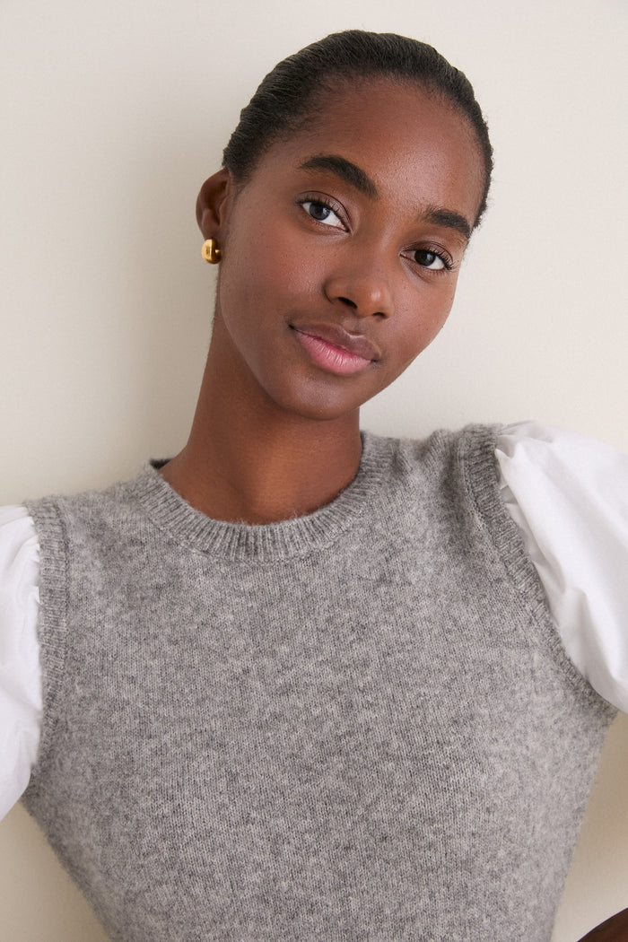 Gray Ella Sweater Dress