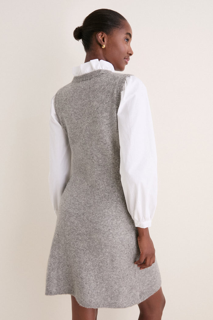Gray Ella Sweater Dress