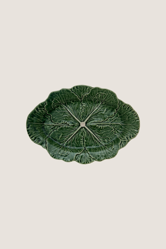 Green Cabbage Small Oval Platter