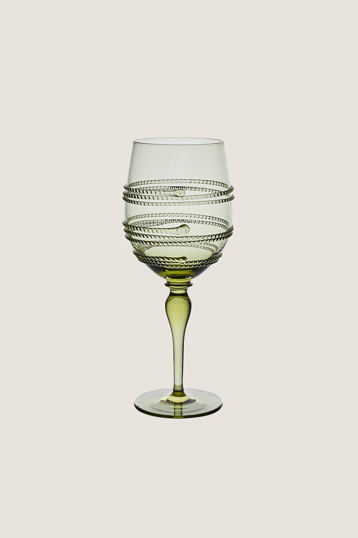 Green Ella Wine Glass