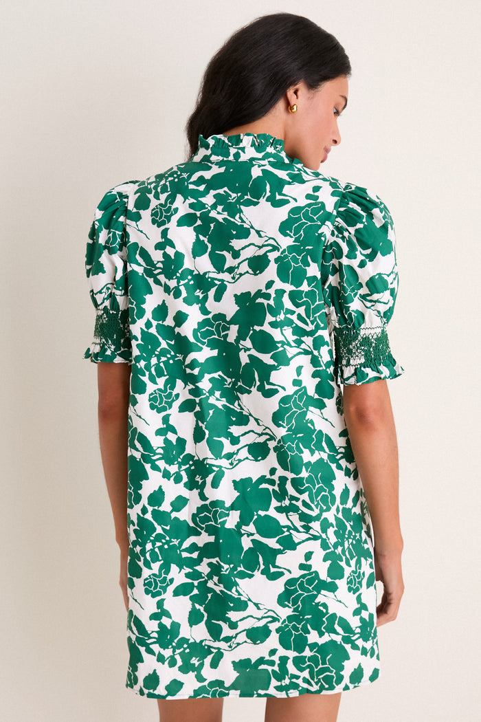 Green Floral Lou Lou Mini Dress