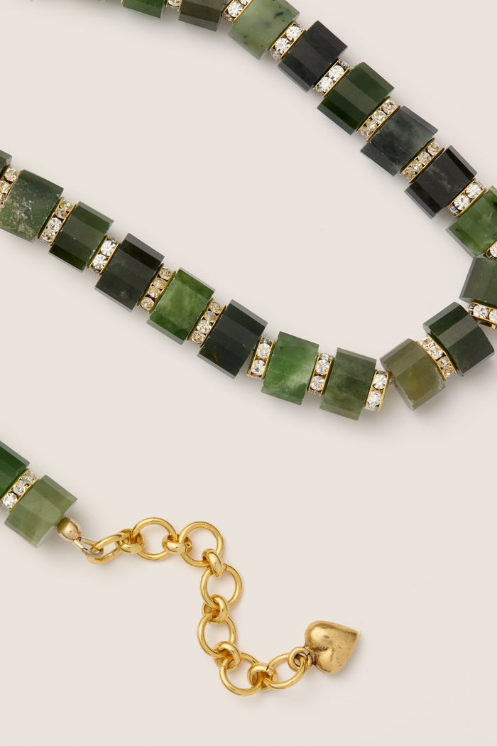 Green Glimmer Necklace