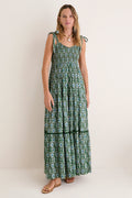 Green Indra Reece Maxi Dress