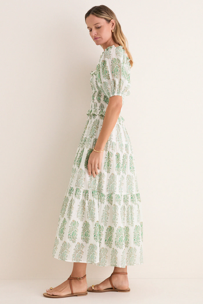 Green Mayura Percy Midi Dress