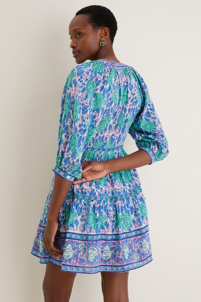 Green Navy Clara Mini Dress