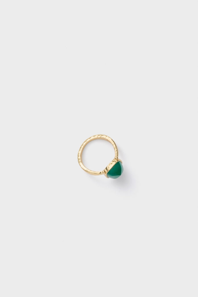 Green Onyx Mystic Eye Gem Ring