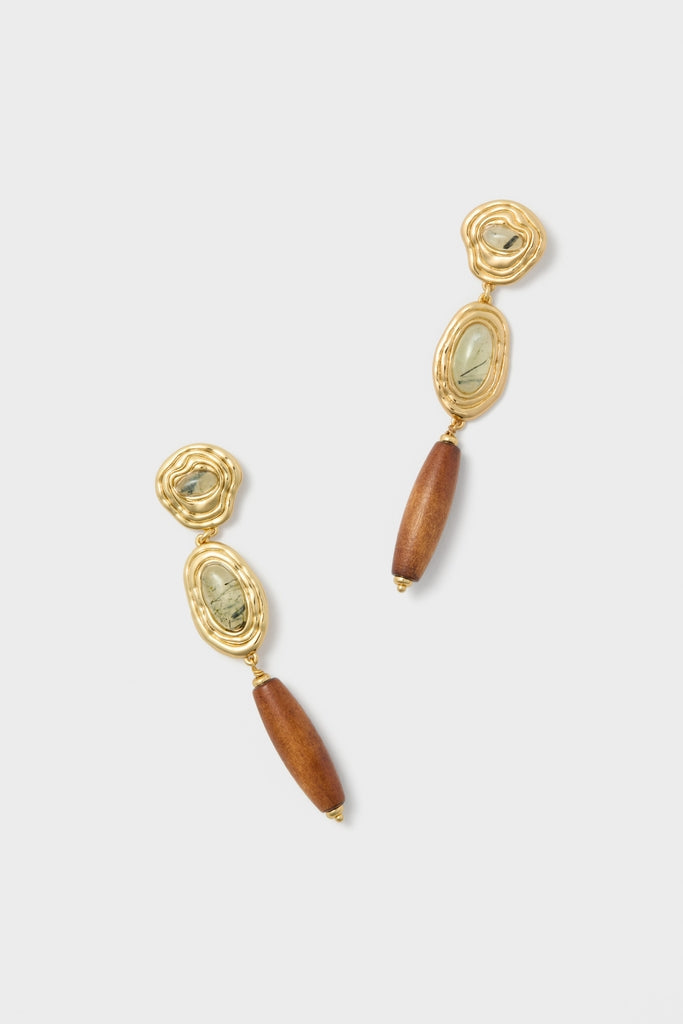 Green Savana Earrings
