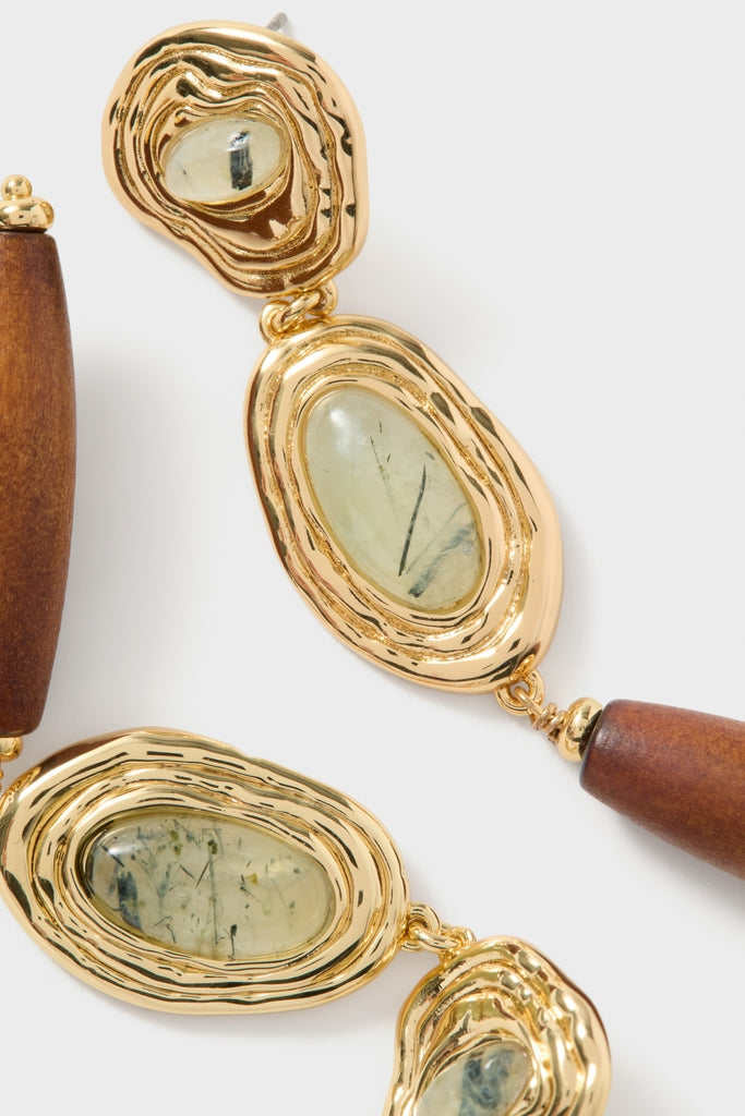 Green Savana Earrings